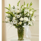Beautiful Blessings Vase Arrangement - White