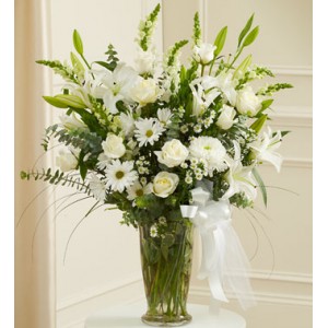 Beautiful Blessings Vase Arrangement - White